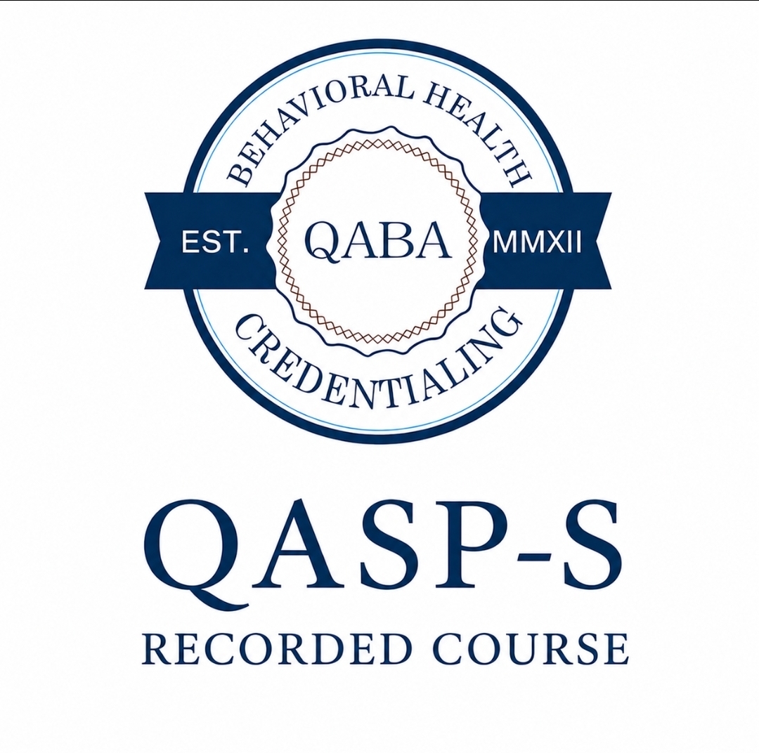 إعداد مشرف ممارس خدمات التوحد المؤهل (®QASP-S). (Recorded Course)